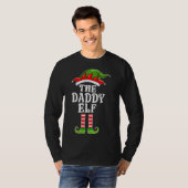 マッチングファミリーおもしろいザDaddy小妖精や小人クリスマスコスト Tシャツ (正面フル)
