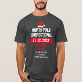 マッチングファミリークリスマスクリスマスフェスティバル北極 Tシャツ (正面)