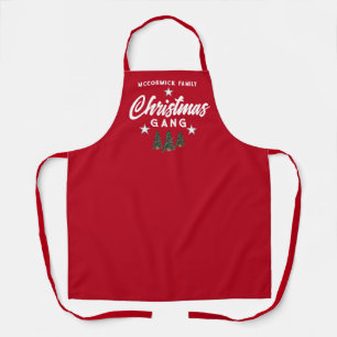 マッチングファミリークリスマス集団おもしろい パーソナライズされた エプロン