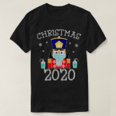 マッチングファミリークリスマス2020ギフトくるみ割り車Ma Tシャツ (デザイン正面)