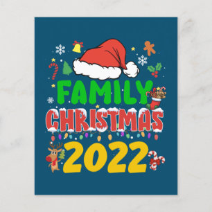 マッチングファミリークリスマス2022チームサンタ小妖精や小人スクア チラシ