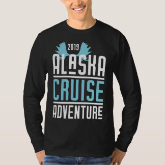 マッチングファミリーグループアラスカクルーズ2019ムースアリ Tシャツ