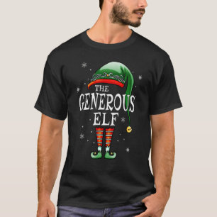 マッチングファミリーザ寛大な小妖精や小人クリスマス Tシャツ