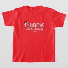 マッチングファミリーストリングライトサンタハットクリスマス