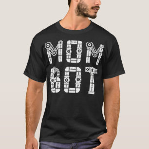 マッチングファミリーロボット母ママボット Tシャツ