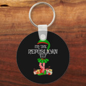 マッチングファミリー女性私は共和党小妖精や小人 キーホルダー (正面)