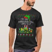 マッチングファミリー醜いハンマーヘッドシャーク小妖精や小人クリスマ Tシャツ (正面)