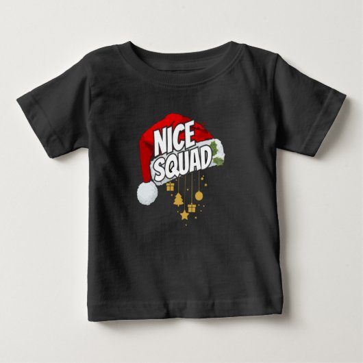 マッチングファミリー クリスマス ベビーTシャツ (正面)