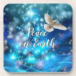 マッチングブルードーヴピースクリスマス懸命コルクバック コースター