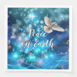 マッチングブルー鳩ピースクリスマス