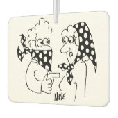 マッチングマスクとヘッドスカーフ強盗漫画 カーエアーフレッシュナー (左)