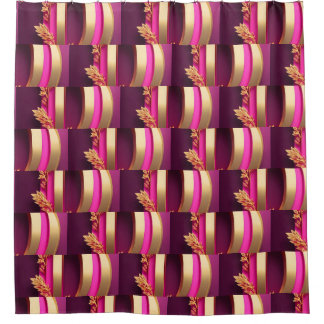 マッチングマット付きデザイナーシャワーカーテン シャワーカーテン