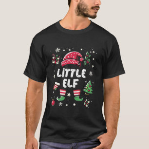 マッチングリトル小妖精や小人ファミリークリスマスコスチュームティーL Tシャツ