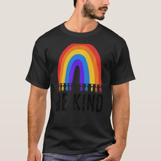マッチング先生学生Be Kind Crew Squad School Tシャツ (正面)