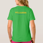 マッチング名Year Choirグループのソーシャルハンドル Tシャツ (裏面)