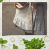 マッチ売りの少女 貧しいストリートの子供 都市の貧困 キッチンタオル (折り畳み)