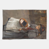 マッチ売りの少女 貧しいストリートの子供 都市の貧困 キッチンタオル (横)