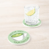 マッチ抹茶グリーンティーラテラブ コースター (側面)