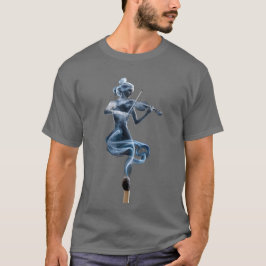 マッチ棒スモックデザイン  Tシャツ