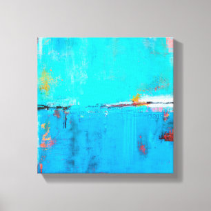 マッチ箱の青5 キャンバスプリント