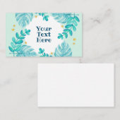 マッチ箱ボヘミアの植物葉水 プレイスカード (正面/裏面)