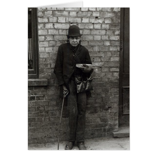 マッチ販売人。 c.1900 (正面)