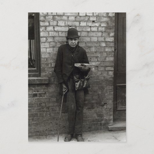 マッチ販売者c.1900 ポストカード (正面)