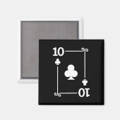 マッチ10クラブスーツトランプモダン10 マグネット (正面/裏面)