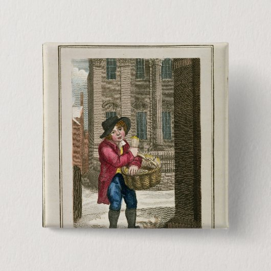 マッチ、マンションハウス 缶バッジ (正面)