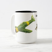 マッチC.200セッタ飛行機マグ ツートーンマグカップ (正面左)