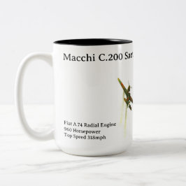 マッチC.200セッタ飛行機マグ ツートーンマグカップ