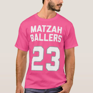 マッツァバラー23おもしろいユダヤ人マッゾボールプンバスケー Tシャツ