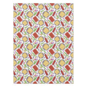 マッツァフラットパンとワイン テーブルクロス (正面)