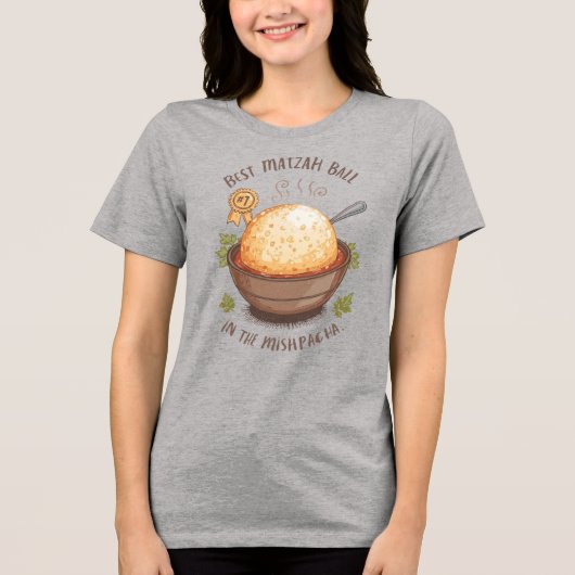 マッツァー・ボール・スープ愛好家 トライブレンドＴシャツ (正面)