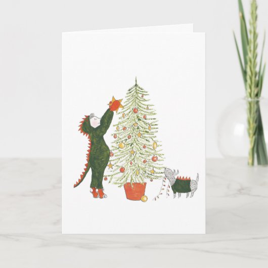 マッティとティのクリスマスカード カード (正面)