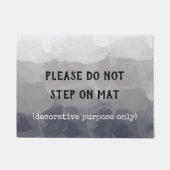 マットおもしろいの装飾目的のみにステップしない ドアマット (正面)