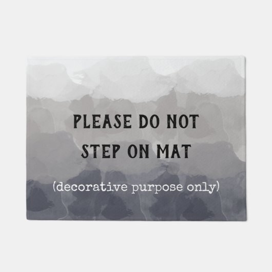 マットおもしろいの装飾目的のみにステップしない ドアマット (正面)