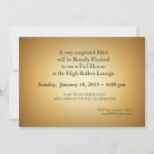 マットのカジノパーティー 名前をチップに書きます 招待状 (裏面)