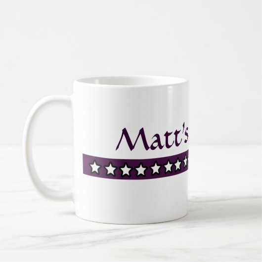 マットのカスタムなコーヒー コーヒーマグカップ (左)
