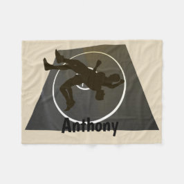 マットのフリースブランケットのパーソナライズなレスリング フリースブランケット