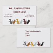 マットの名刺 予約カード (正面/裏面)