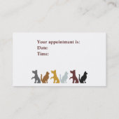 マットの名刺 予約カード (裏面)