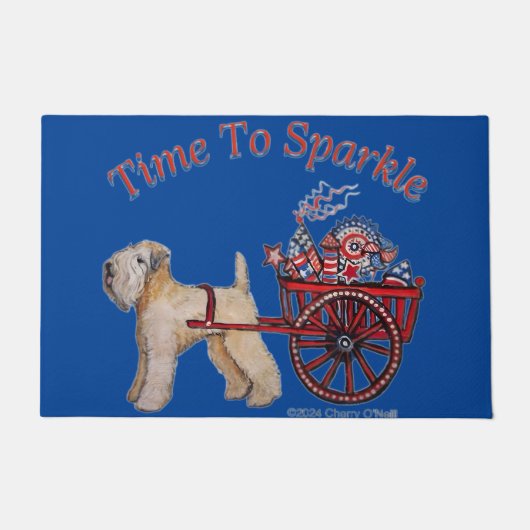 マットを輝かせる時間 ドアマット (正面)