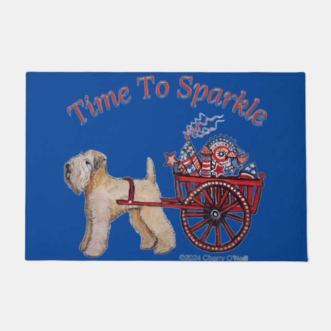 マットを輝かせる時間 ドアマット (正面)