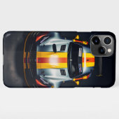 マットカラフルレース車 iPhoneケース (裏面横)