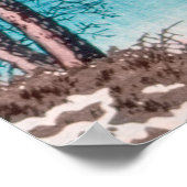 マットギャラリー品質ポスタープリント「残雪」 ポスター (角)