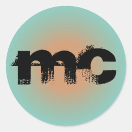 マットクロークデザインシール ラウンドシール