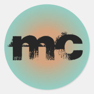 マットクロークデザインシール ラウンドシール