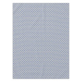 マットシルバーにダビデの青い星 テーブルクロス (正面)