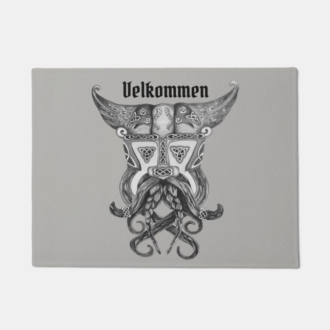 マットバイキングのMedievilのドア ドアマット (正面)